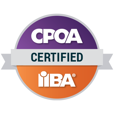 Certificate in Product Ownership Analysis (IIBA®-CPOA) Badge